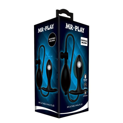 MR PLAY - INFLATABLE ANAL PLUG WITH INTERNAL BALL WEIGHT