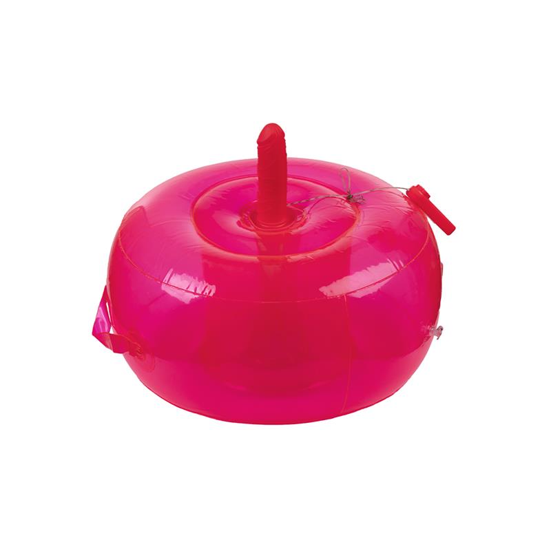 INFLATABLE FUN - INFLATABLE CUSHION WITH VIBRATING DILDO AND RMOTE DING DONG