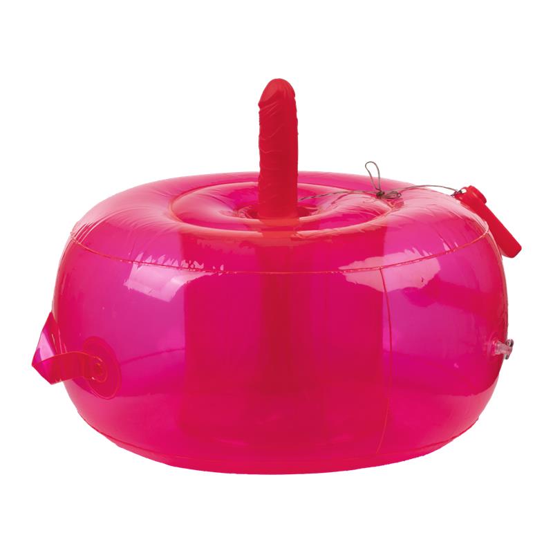 INFLATABLE FUN - INFLATABLE CUSHION WITH VIBRATING DILDO AND RMOTE DING DONG