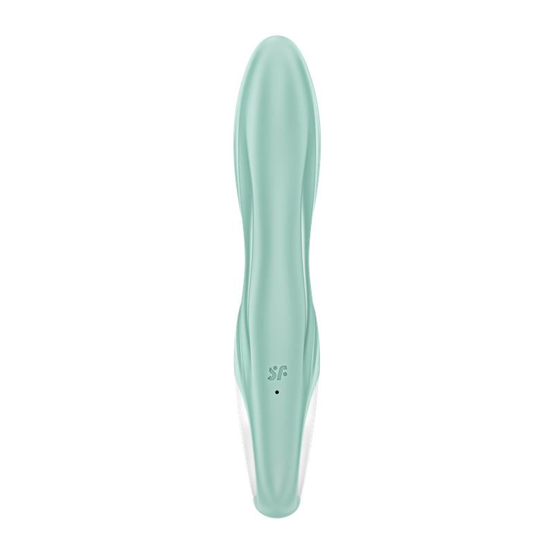 SATISFYER - AIR PUMP BUNNY 5+ INFLATABLE RABBIT VIBRATOR APP GREEN