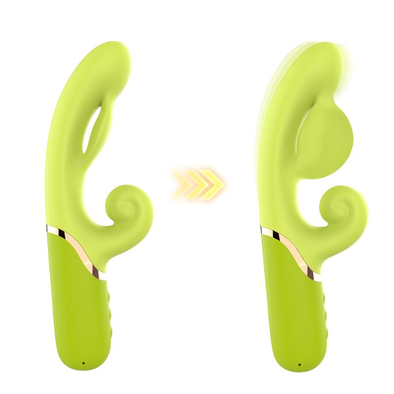 URBAN SKY - INFLATABLE RABBIT VIBRATOR GREEN