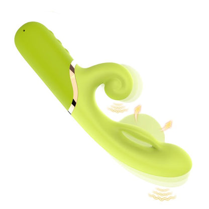 URBAN SKY - INFLATABLE RABBIT VIBRATOR GREEN