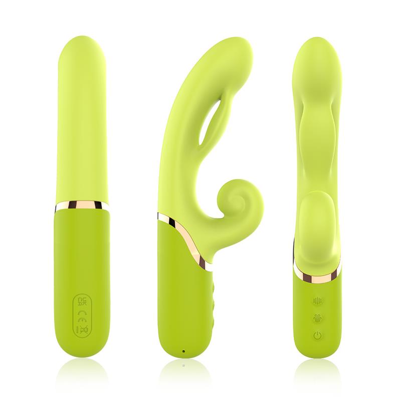 URBAN SKY - INFLATABLE RABBIT VIBRATOR GREEN