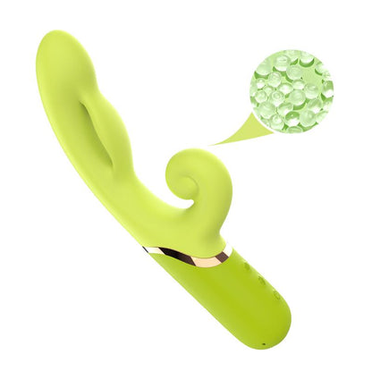URBAN SKY - INFLATABLE RABBIT VIBRATOR GREEN