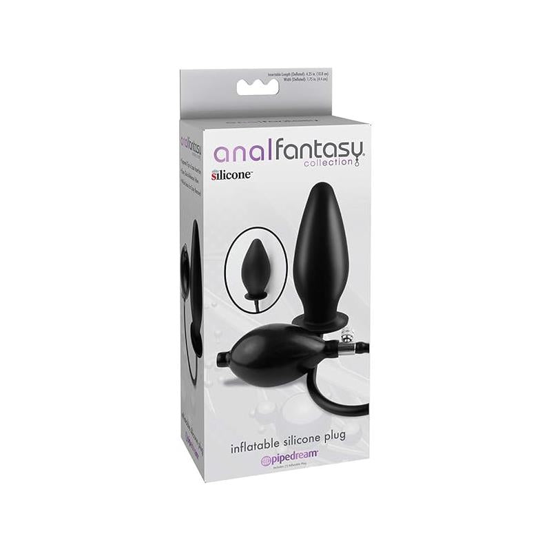 ANAL FANTASY COLLECT. - INFLATABLE SILICONE PLUG - COLOUR BLACK