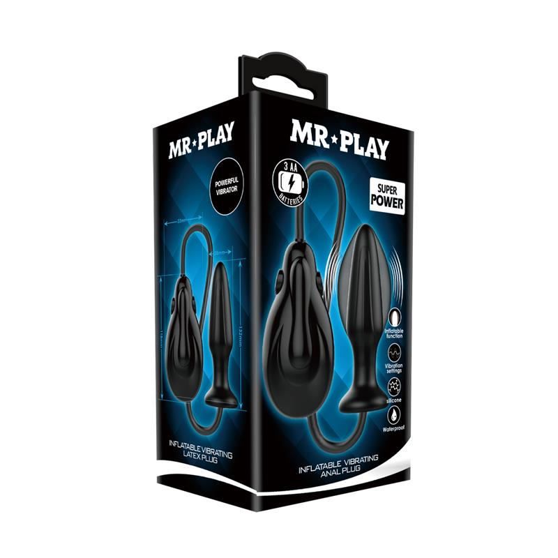 MR PLAY - INFLATABLE VIBRATING ANAL PLUG