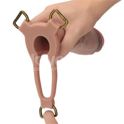 LOVETOY - INGEN ADJUSTABE STRAP ON WITH HOLLOW DILDO 9 ENHANCED SET XS/S/M