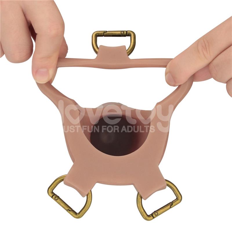 LOVETOY - INGEN ADJUSTABE STRAP ON WITH HOLLOW DILDO 9 ENHANCED SET XS/S/M