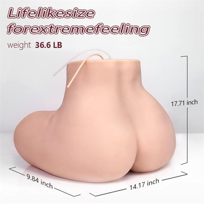XISE - INGRID TORSO WITH VIBRATION AND SUCKING EFECT 15.3 KG