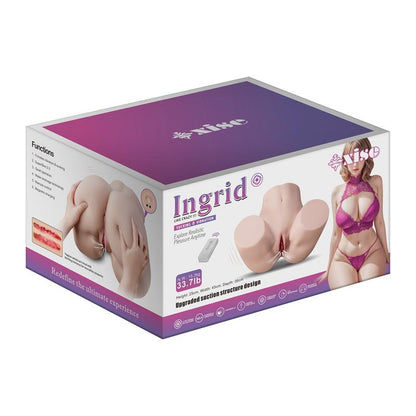 XISE - INGRID TORSO WITH VIBRATION AND SUCKING EFECT 15.3 KG