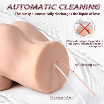 XISE - INGRID TORSO WITH VIBRATION AND SUCKING EFECT 15.3 KG