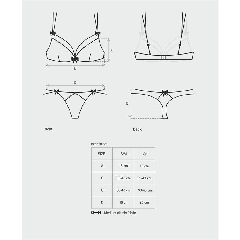 OBSESSIVE - INTENSA 2 PIECES SET