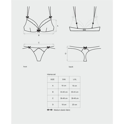 OBSESSIVE - INTENSA 2 PIECES SET