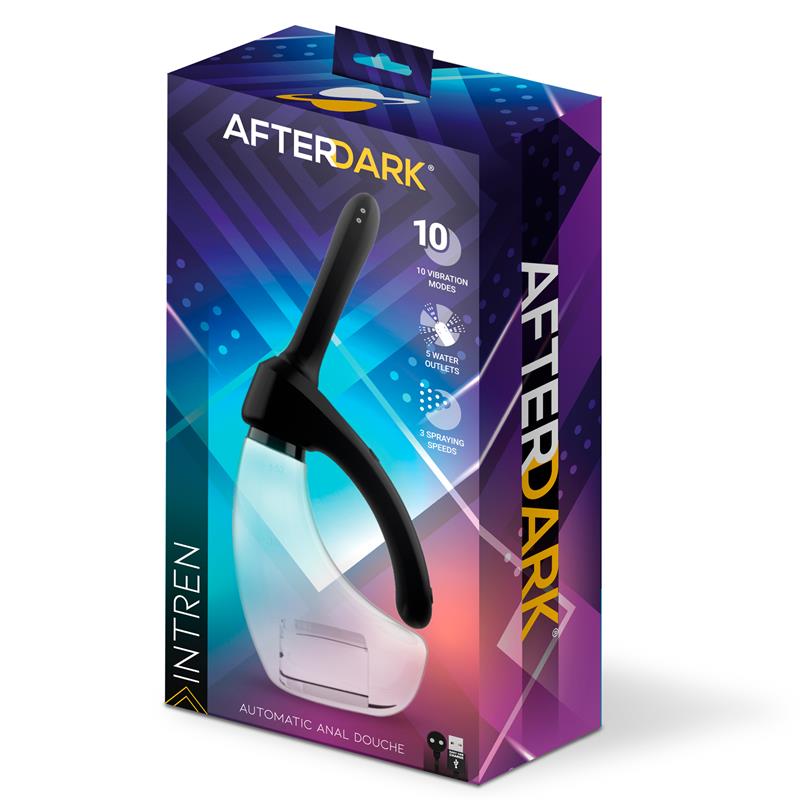 AFTERDARK - INTREN AUTOMATIC ANAL DOUCHE WITH VIBRATION AND 5 WATER OUTLETS