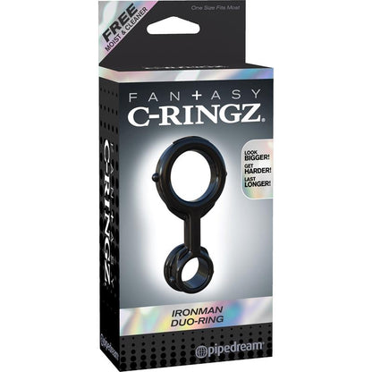 FANTASY C-RINGZ - IRONMAN DUO-RING BLACK