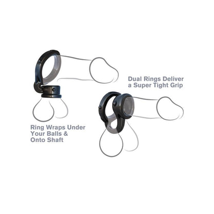 FANTASY C-RINGZ - IRONMAN DUO-RING BLACK