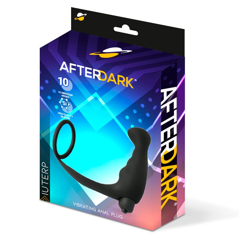 AFTERDARK - IUTERP VIBRATING ANAL PLUG WITH PENIS RING
