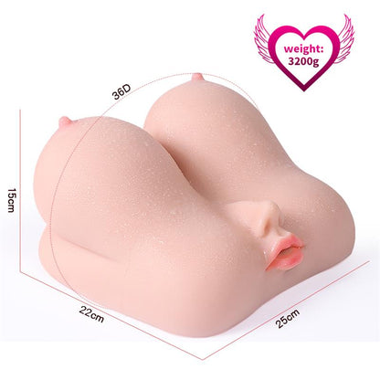 XISE - JALOME MASTURBATOR 3 IN 1 VAGINA, MOUTH AND BREAST 3.2 KG