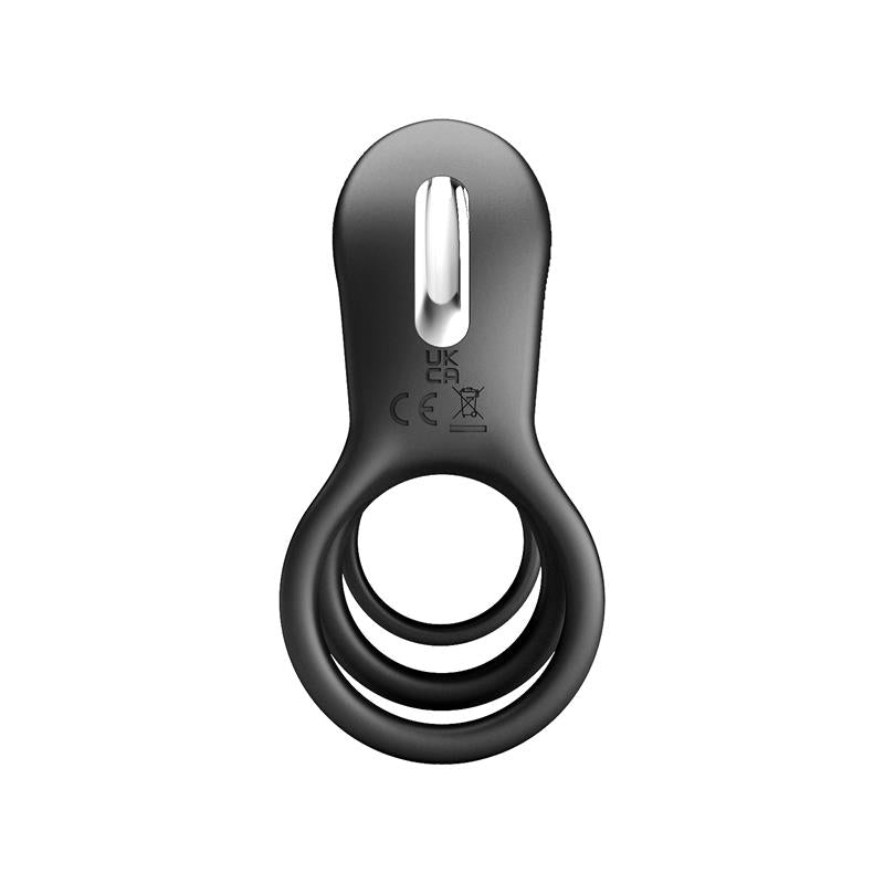 PRETTYLOVE - JAMMY TRIPLE VIBRATING PENIS RING USB