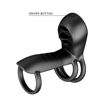 PRETTYLOVE - JAMMY TRIPLE VIBRATING PENIS RING USB