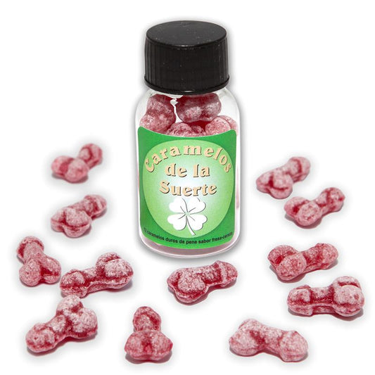 DIVERTY SEX - JAR OF 12 CANDIES PENIS SHAPE FRUIT FLAVOR