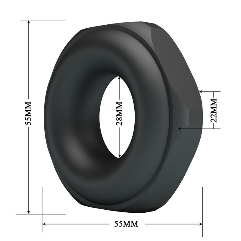 CRAZY BULL - JARVIUS COCK RING  SILICONE MOD 14