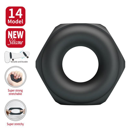 CRAZY BULL - JARVIUS COCK RING  SILICONE MOD 14