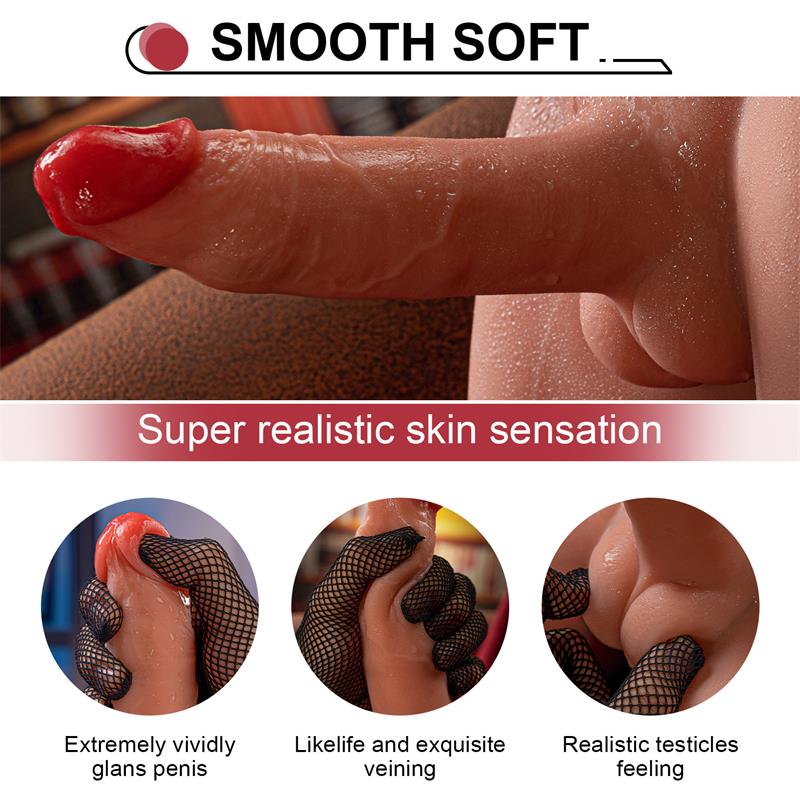 XISE - JASON DILDO AND ASS MASTURBATOR WITH THRUSTING AND VIBRATING 4.1 KG