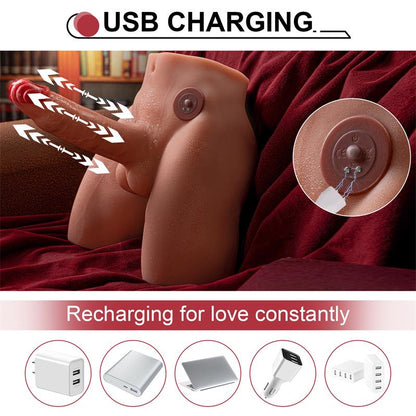 XISE - PEEL DILDO AND ASS WITH THRUSTING AND VIBRATION MASTURBATOR 2.7 KG