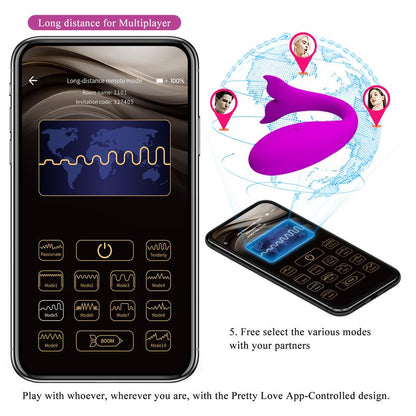 PRETTYLOVE - JAYLEEN STIMULATOR WITH APP CONTROL