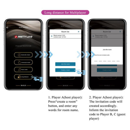 PRETTYLOVE - JEFFERSON ANAL PLUG WITH VIBRATION AND ELECTROSHOCK WITH APP