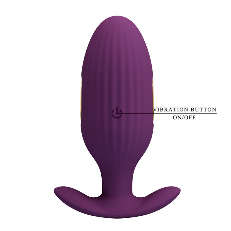 PRETTYLOVE - JEFFERSON ANAL PLUG WITH VIBRATION AND ELECTROSHOCK WITH APP