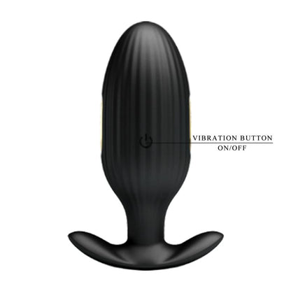 PRETTYLOVE - JEFFERSON VIBRATING ANAL PLUG WITH ELECTROSHOCK AND APP