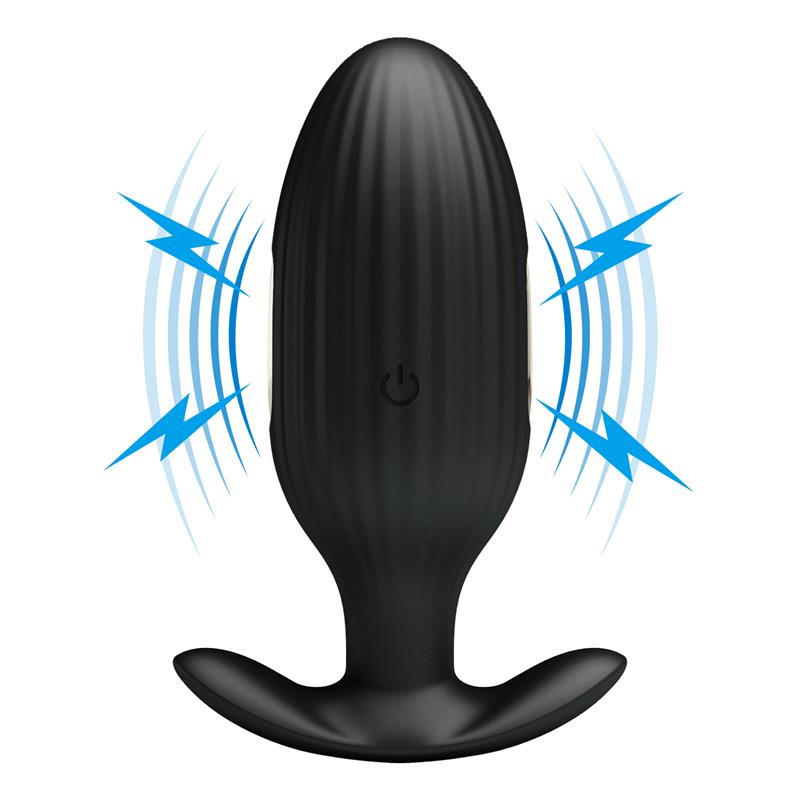 PRETTYLOVE - JEFFERSON VIBRATING ANAL PLUG WITH ELECTROSHOCK AND APP