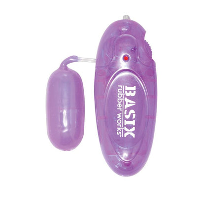 BASIX RUBBER WORKS - JELLY VIBRATING EGG PURPLE