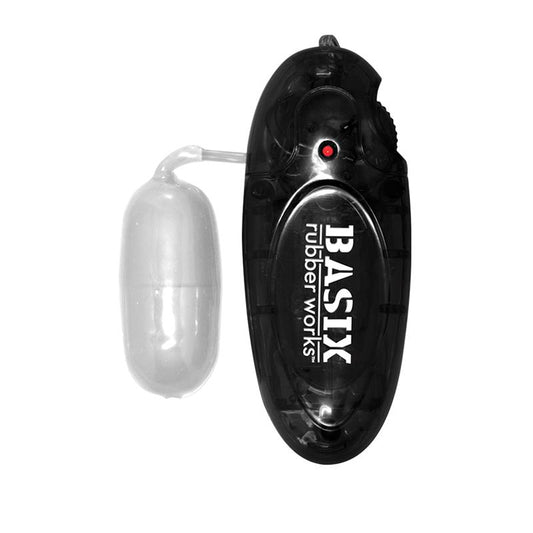 BASIX RUBBER WORKS - HUEVO VIBRADOR DE JALEA BLANCO