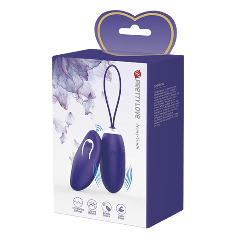 PRETTYLOVE - JENNY YOUTH EGG VIBRATOR WITH REMOTE