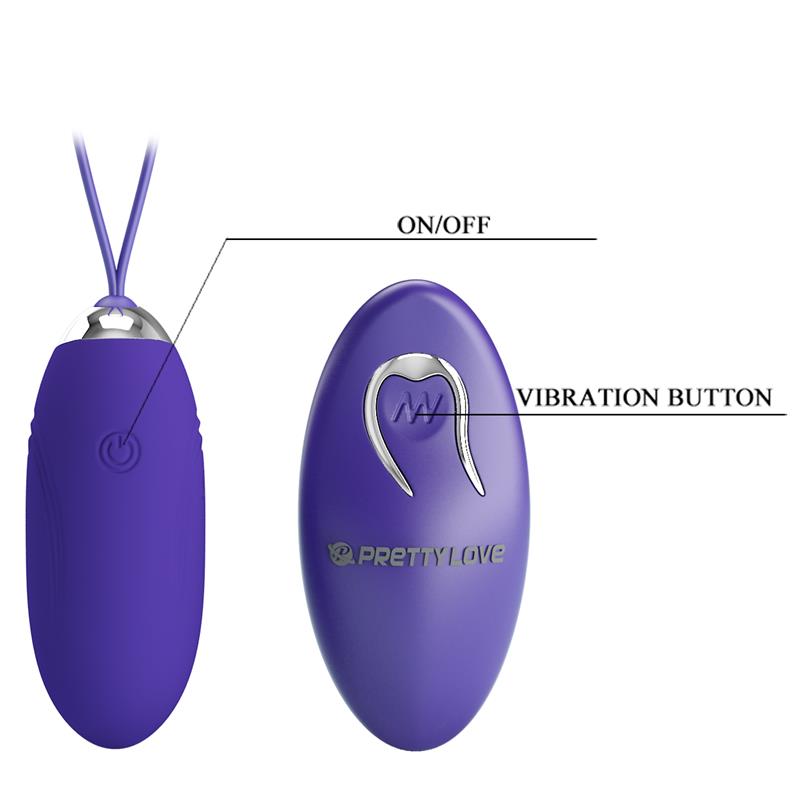 PRETTYLOVE - JENNY YOUTH EGG VIBRATOR WITH REMOTE