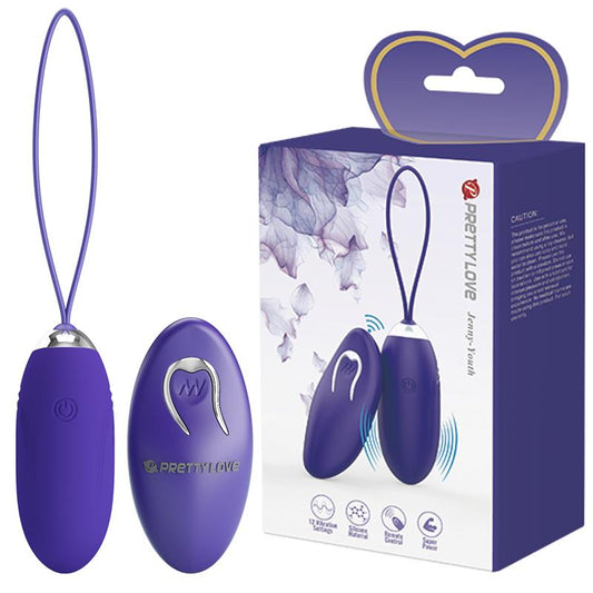 PRETTYLOVE - JENNY YOUTH EGG VIBRATOR WITH REMOTE