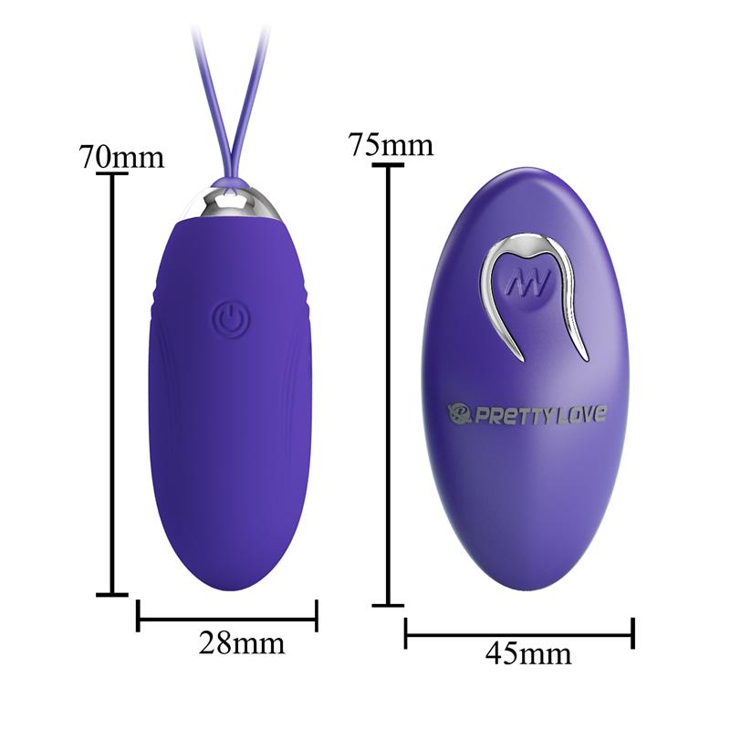 PRETTYLOVE - JENNY YOUTH EGG VIBRATOR WITH REMOTE