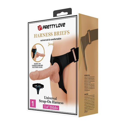 PRETTYLOVE - JERRY HARNESS WITH DILDO 7.6