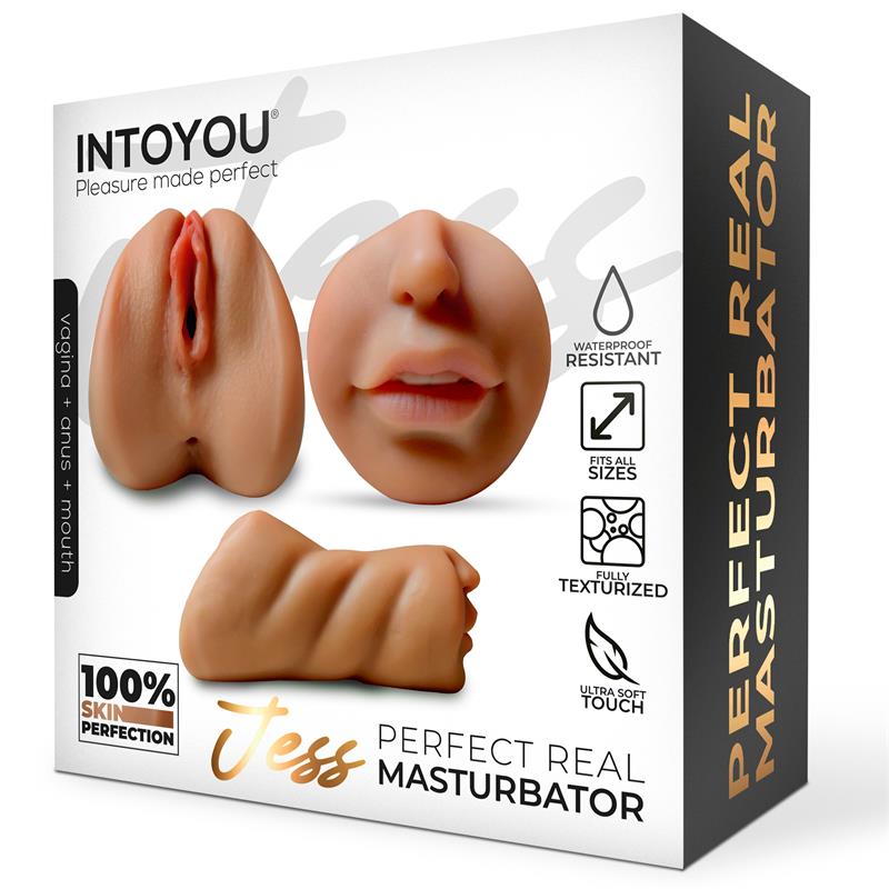 LIKETRUE - JESS SUPER REALISTIC VAGINA, ANUS AND MOUTH 650 GR