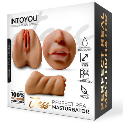 LIKETRUE - JESS SUPER REALISTIC VAGINA, ANUS AND MOUTH 650 GR