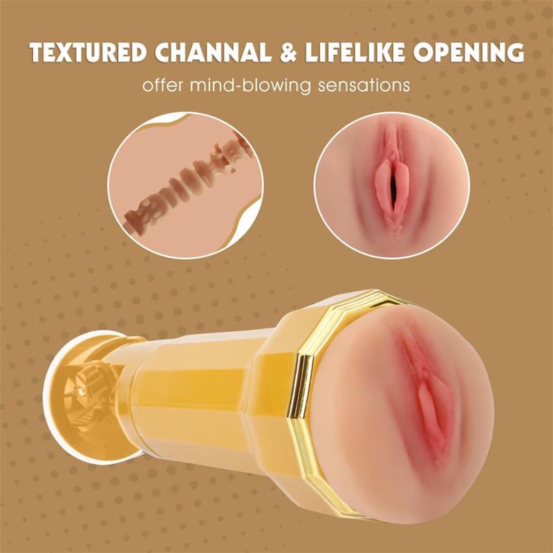 CHISA - JESSIE VIBRATING REALISTIC  VAGINA MASTURBATOR