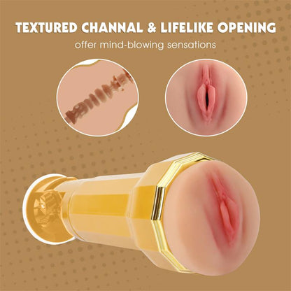 CHISA - JESSIE VIBRATING REALISTIC  VAGINA MASTURBATOR