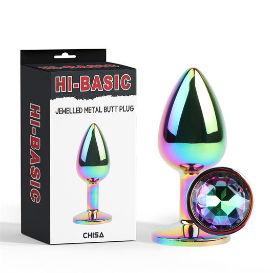 CHISA - JEWELLED METAL BUTT PLUG 2.7