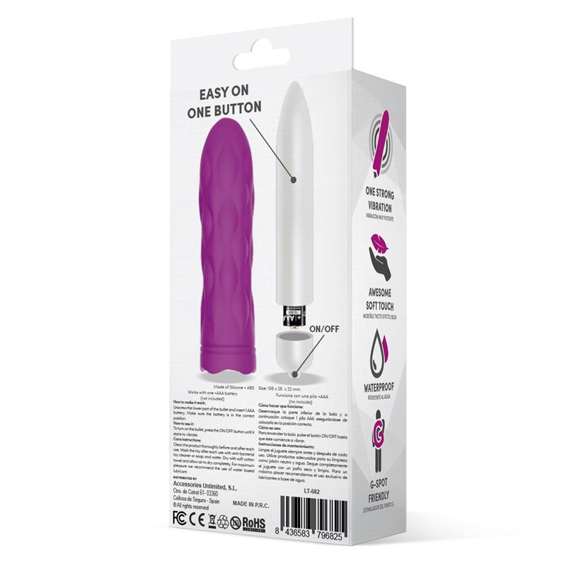 LATETOBED - JIBBYS EASY QUICK VIBRATING BULLET SILICONE PURPLE