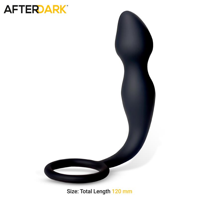AFTERDARK - JOHAN ANAL PLUG WITH SILICONE RING