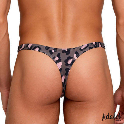 ADALET MAN - JOHN THONG LOW-RISE LEOPARD