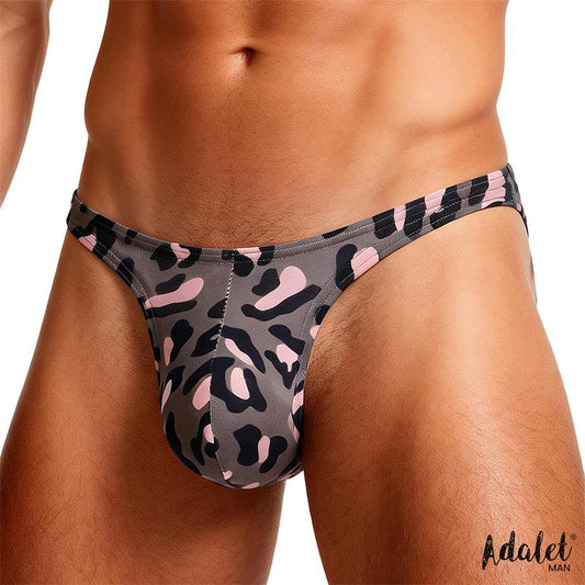 ADALET MAN - JOHN THONG LOW-RISE LEOPARD
